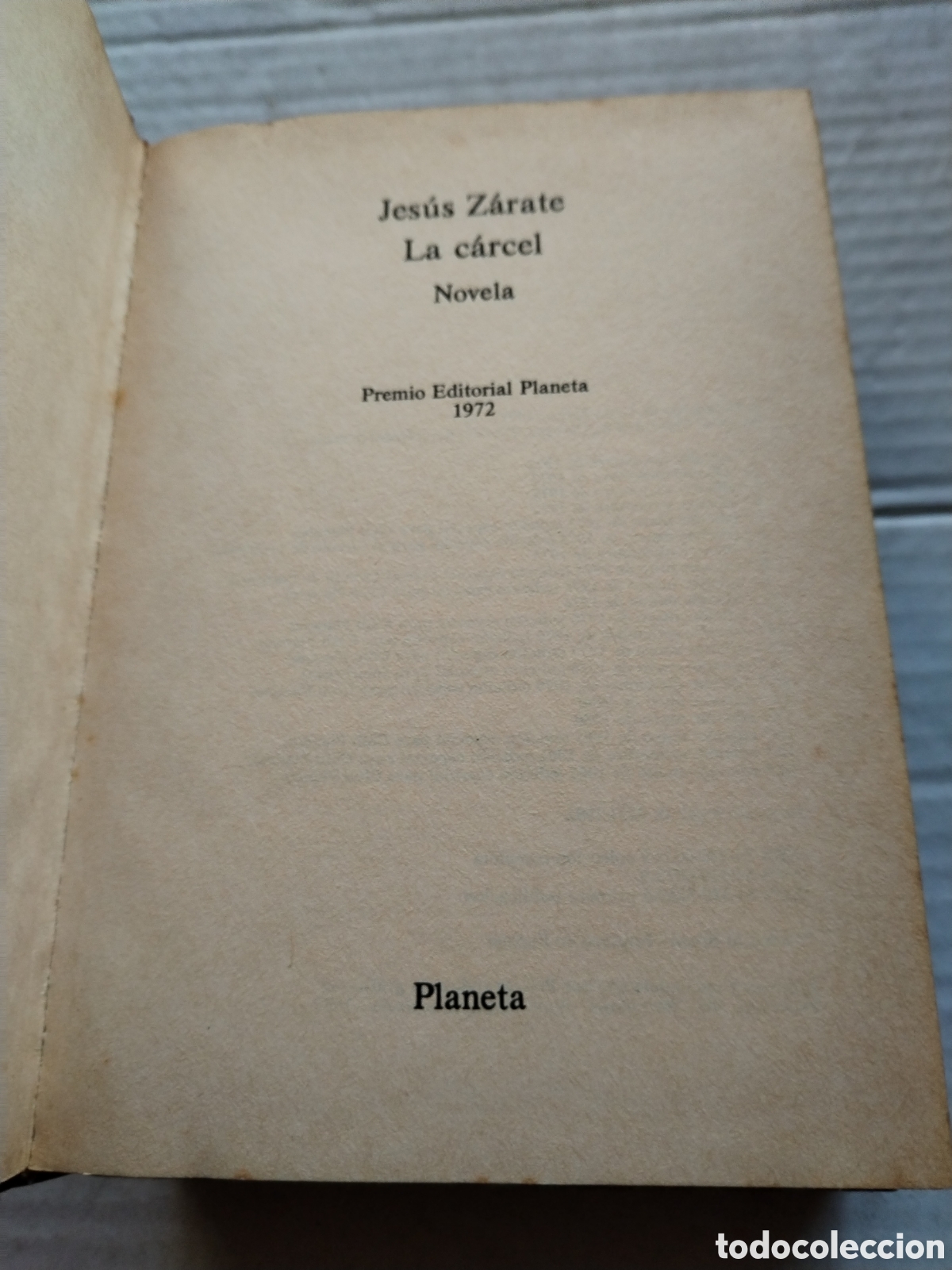 Libros de segunda mano: LA C&Aacute;RCEL/JES&Uacute;S ZARATE - Foto 2