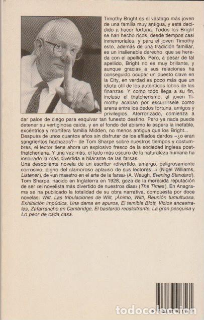 Libros de segunda mano: Lo peor de cada casa / Tom Sharpe - Foto 2