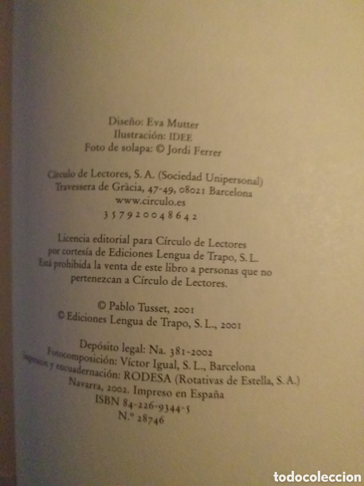 Libros de segunda mano: Libro Pablo Tusset - Foto 5