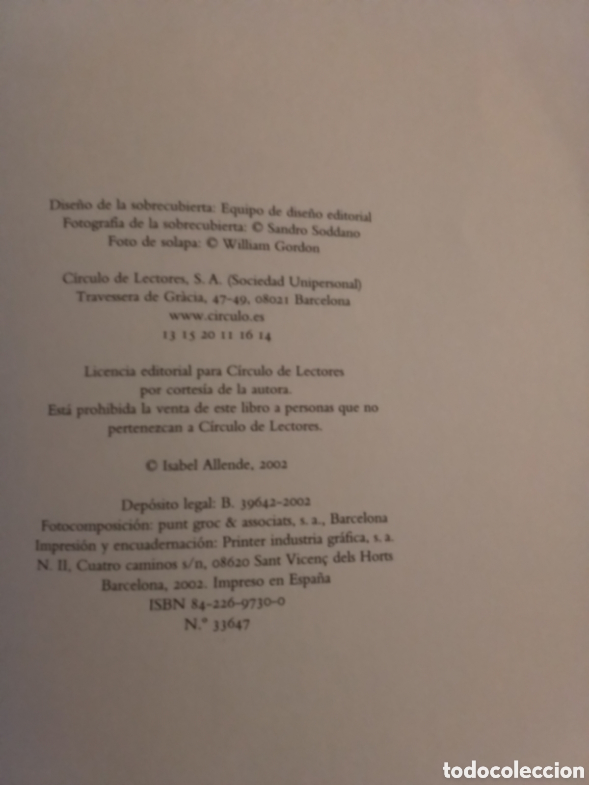 Libros de segunda mano: Libro Isabel Allende - Foto 4