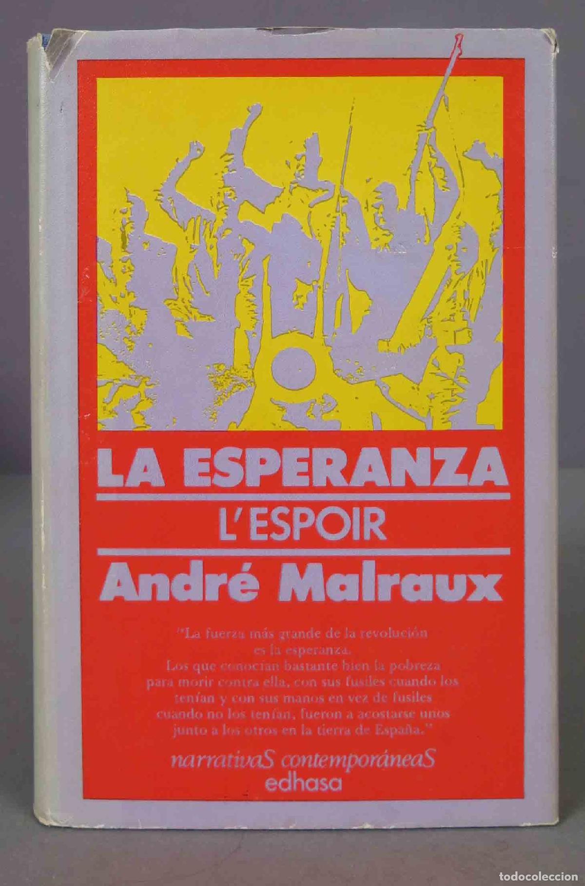Libros de segunda mano: 1978. La esperanza. Malraux - Foto 1
