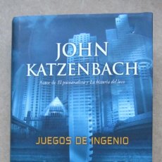Libros de segunda mano: JUEGOS DE INGENIO KATZENBACH, JOHN EDICIONES B