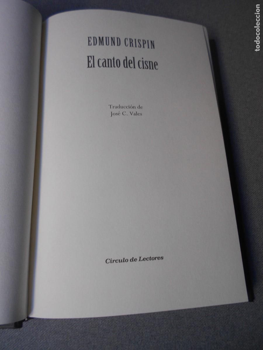 Libros de segunda mano: EL CANTO DEL CISNE - Foto 3