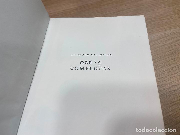 Libros de segunda mano: BECQUER . OBRAS COMPLETAS. AGUILAR. 1973. - Foto 2