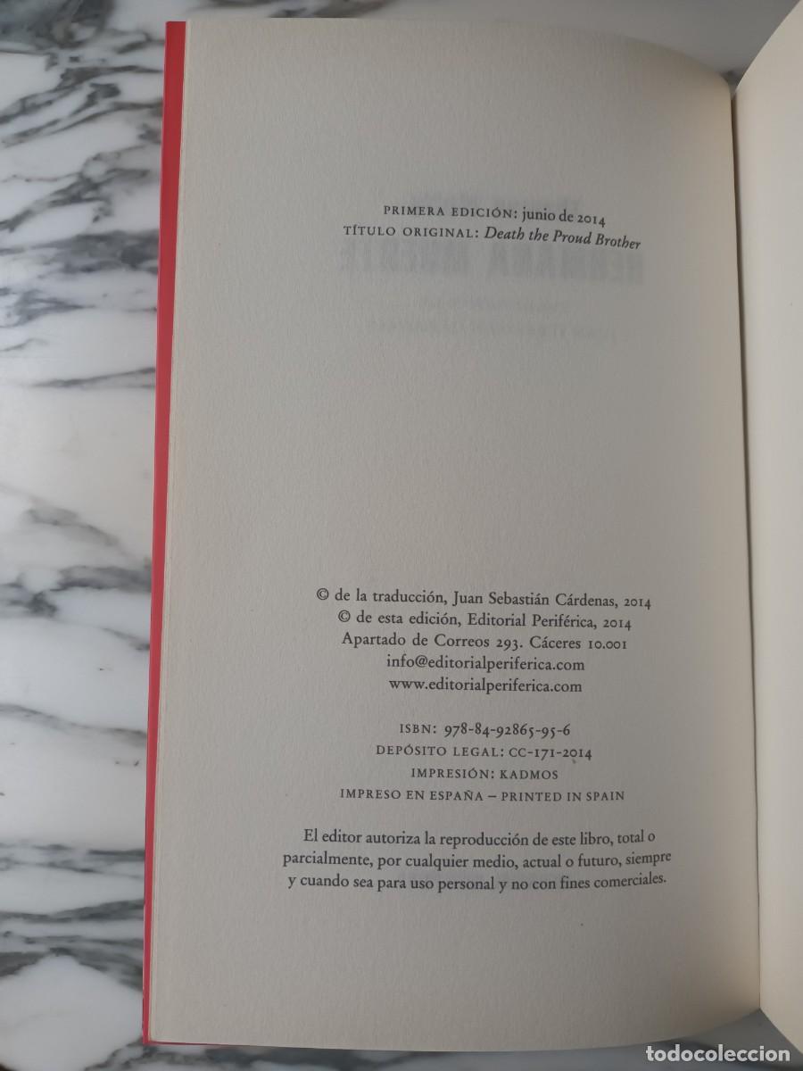 Libros de segunda mano: HERMANA MUERTE - THOMAS WOLFE - PERIF&Eacute;RICA - 2014 - Foto 3