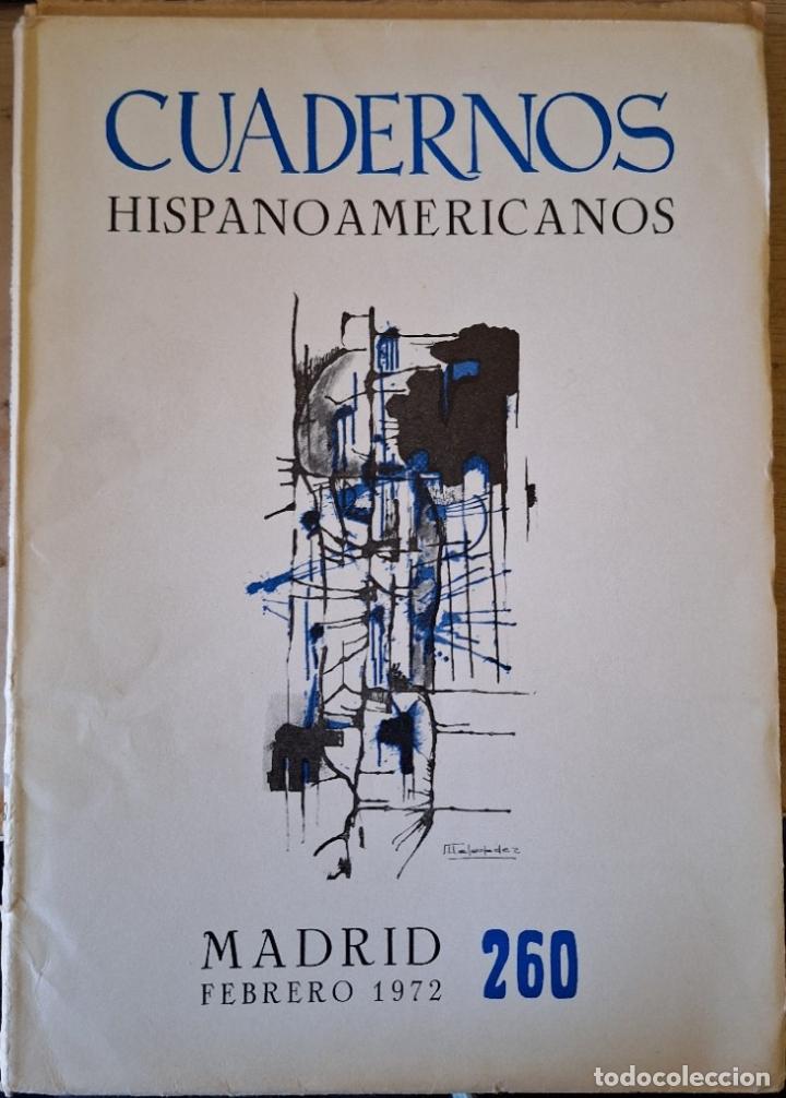 Libros de segunda mano: CUADERNOS HISPANOAMERICANOS N&ordm; 260. - - Foto 1