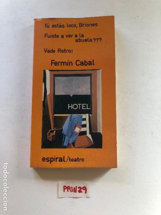 Libros de segunda mano: Ferm&iacute;n Cabal Hotel - Foto 1