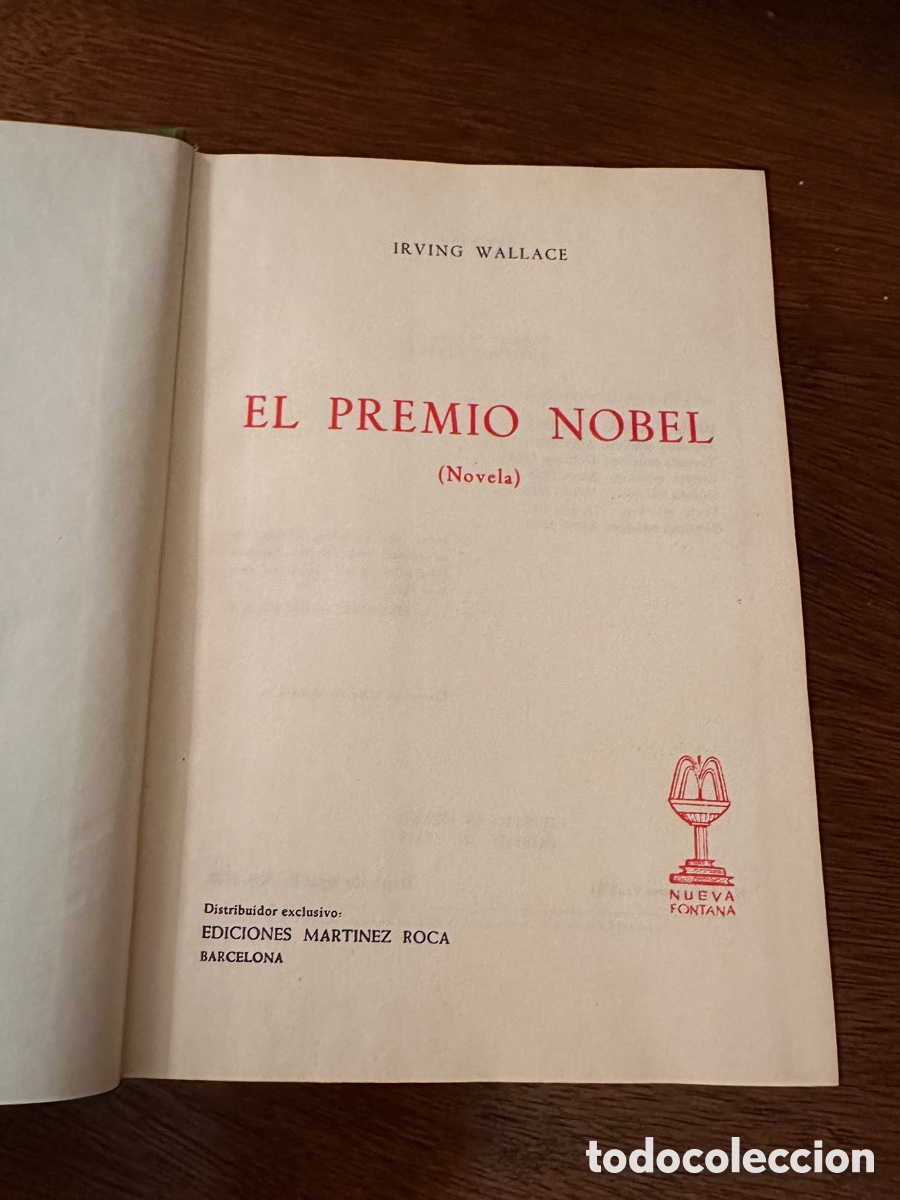 Libros de segunda mano: EL PREMIO NOBEL / IRVING WALLACE - Foto 3