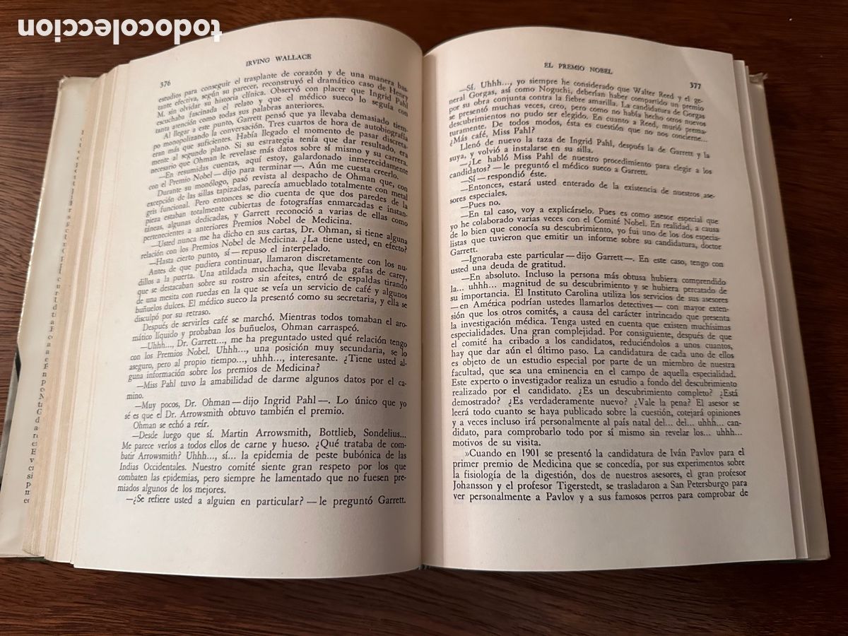 Libros de segunda mano: EL PREMIO NOBEL / IRVING WALLACE - Foto 7