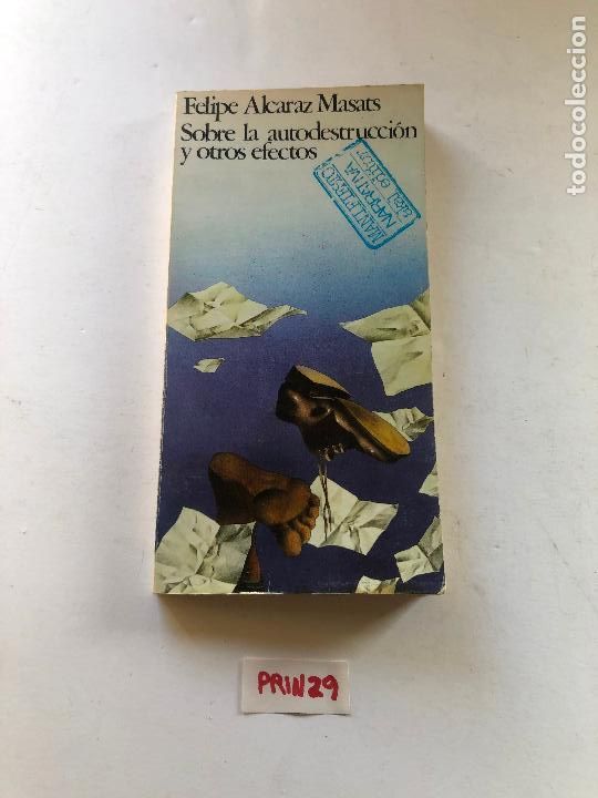 Libros de segunda mano: Sobre la autodestrucci&oacute;n y otros efectos - Foto 1