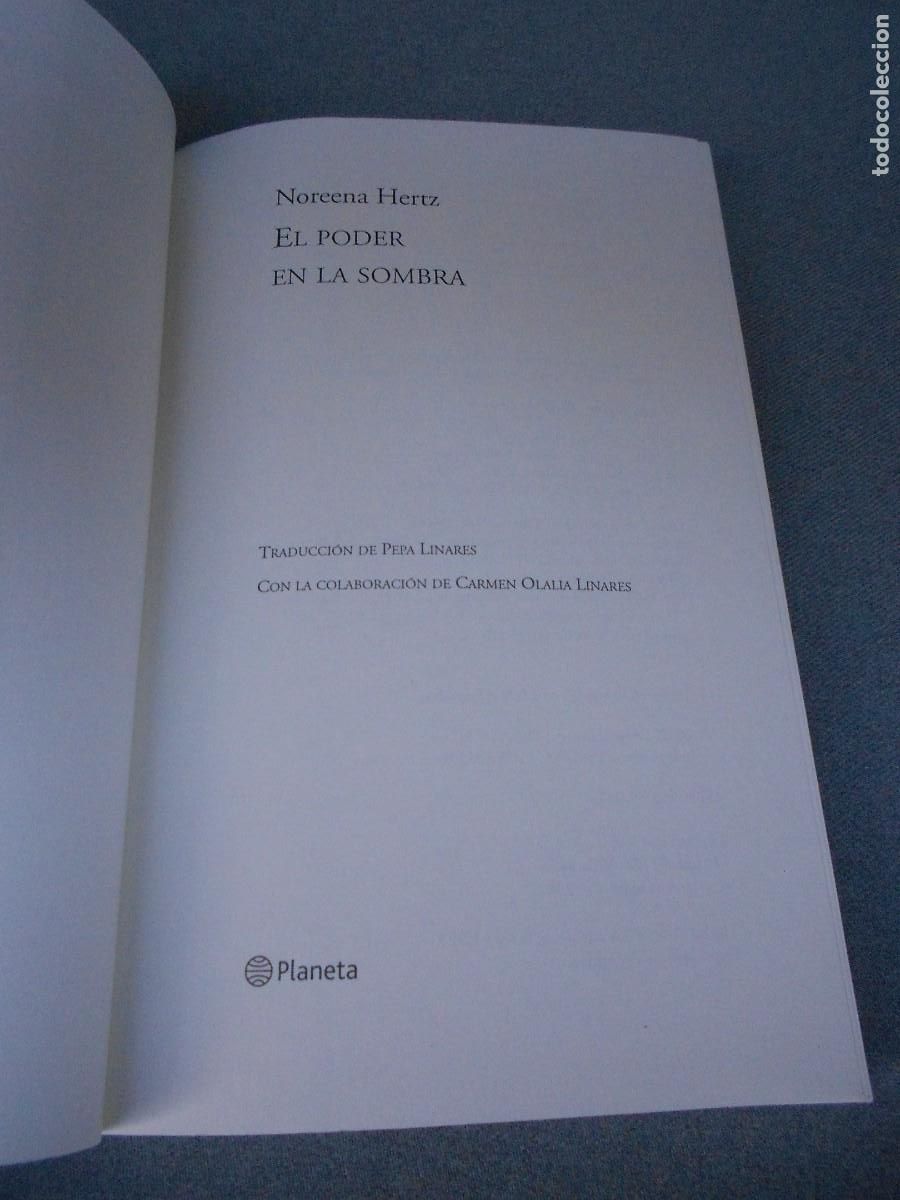 Libros de segunda mano: EL PODER EN LA SOMBRA - Foto 3