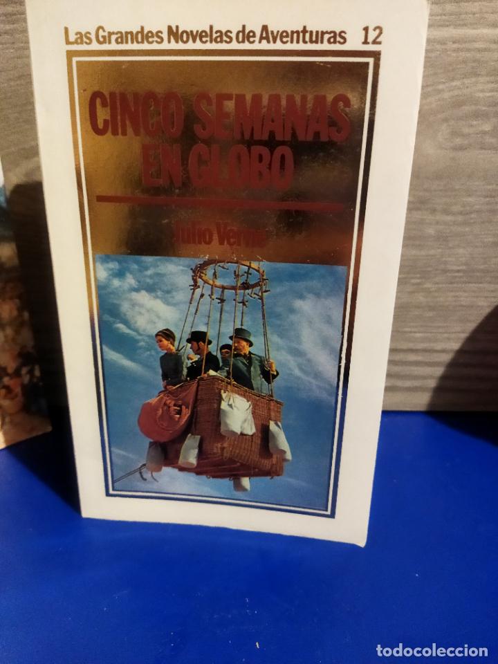 Libros de segunda mano: Cinco semanas en globo - Foto 1