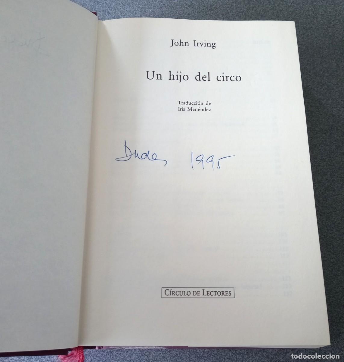 Libros de segunda mano: Un Hijo Del Circo John Irving - Foto 4