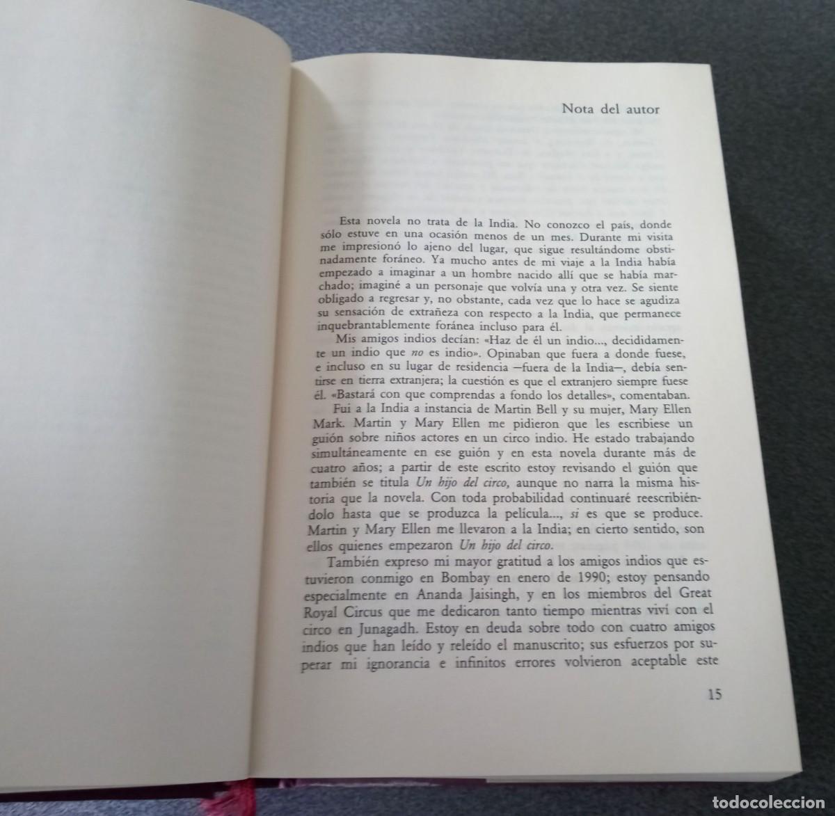 Libros de segunda mano: Un Hijo Del Circo John Irving - Foto 8