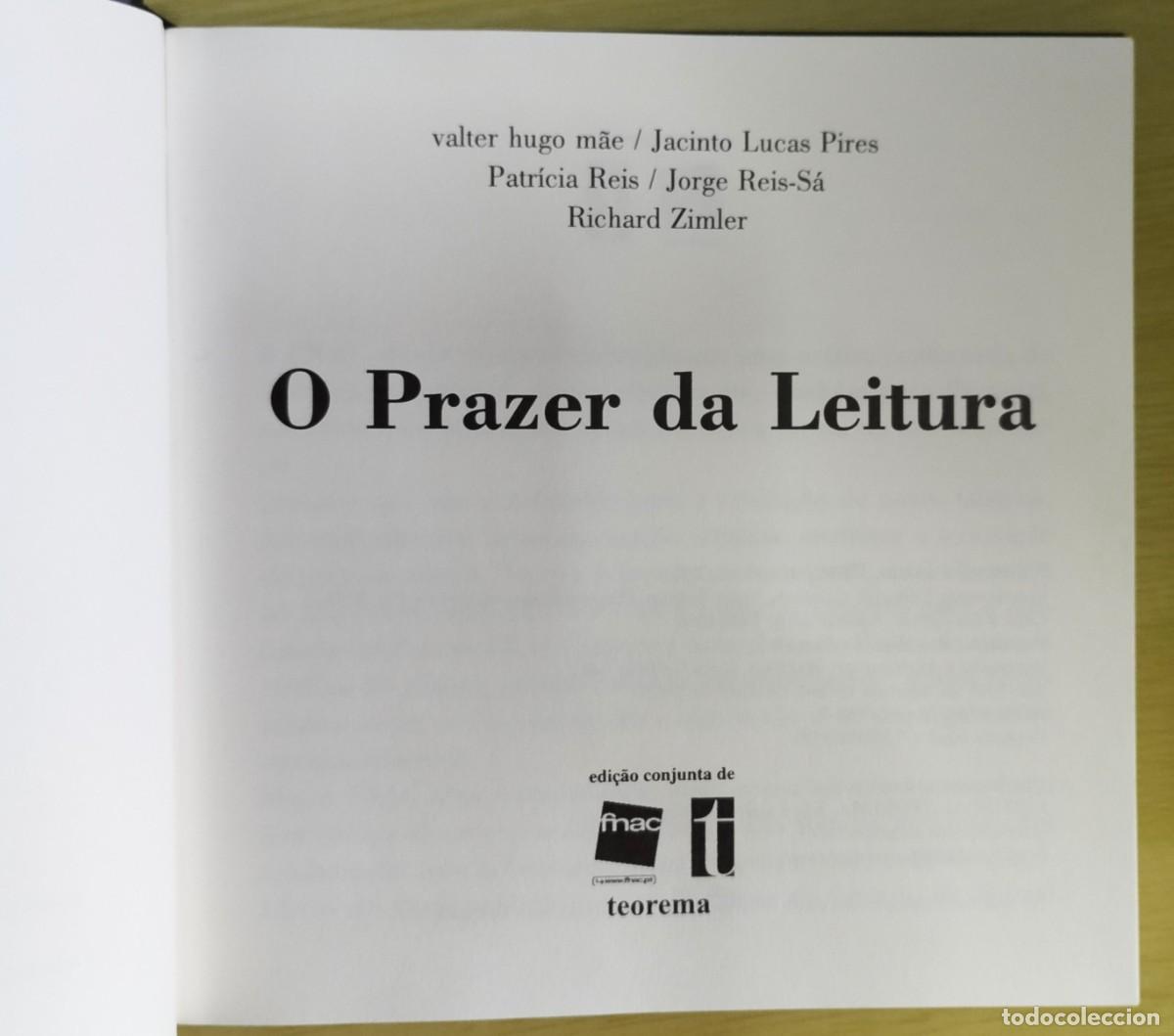 Libros de segunda mano: O Prazer da Leitura - Foto 3
