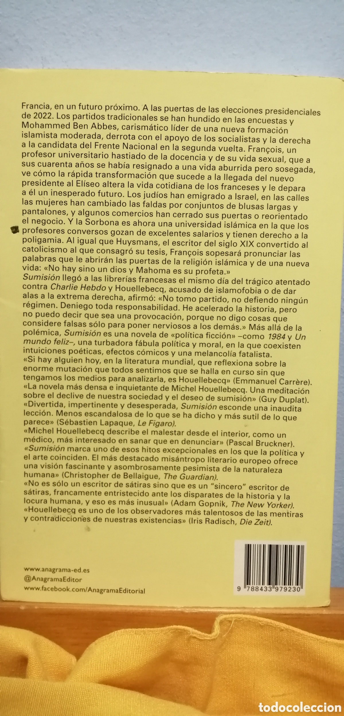 Libros de segunda mano: Sumisi&oacute;n Houellebecq Anagrama - Foto 4