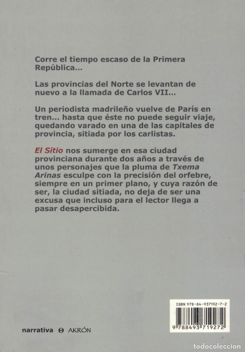 Libros de segunda mano: Txema Arinas, El sitio - Foto 2