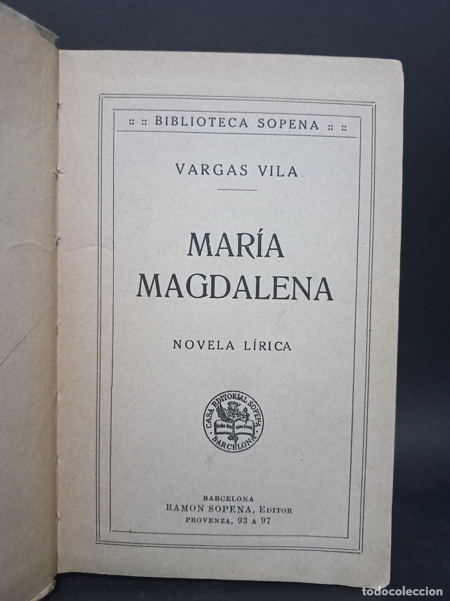 Libros de segunda mano: VARGAS VILA - MAR&Iacute;A MAGDALENA - Foto 2