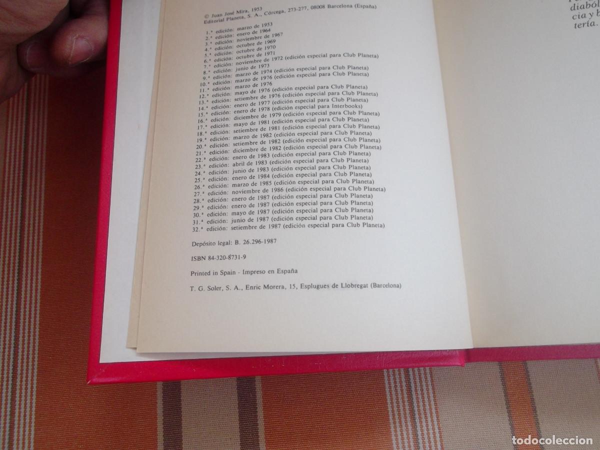 Libros de segunda mano: PREMIOS PLANETA 35 TOMOS. - Foto 7