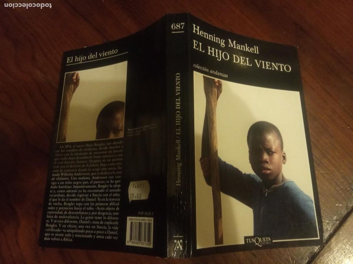 Libros de segunda mano: El hijo del viento.- Henning Mankell. - Foto 2