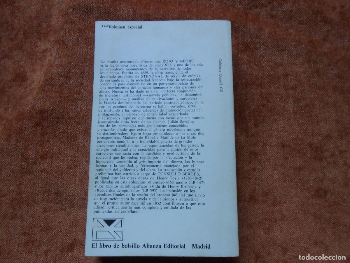 Libros de segunda mano: Stendhal ROJO Y NEGRO - Foto 2