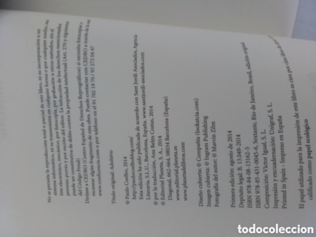 Libros de segunda mano: Libro Paulo Coelho - Foto 3
