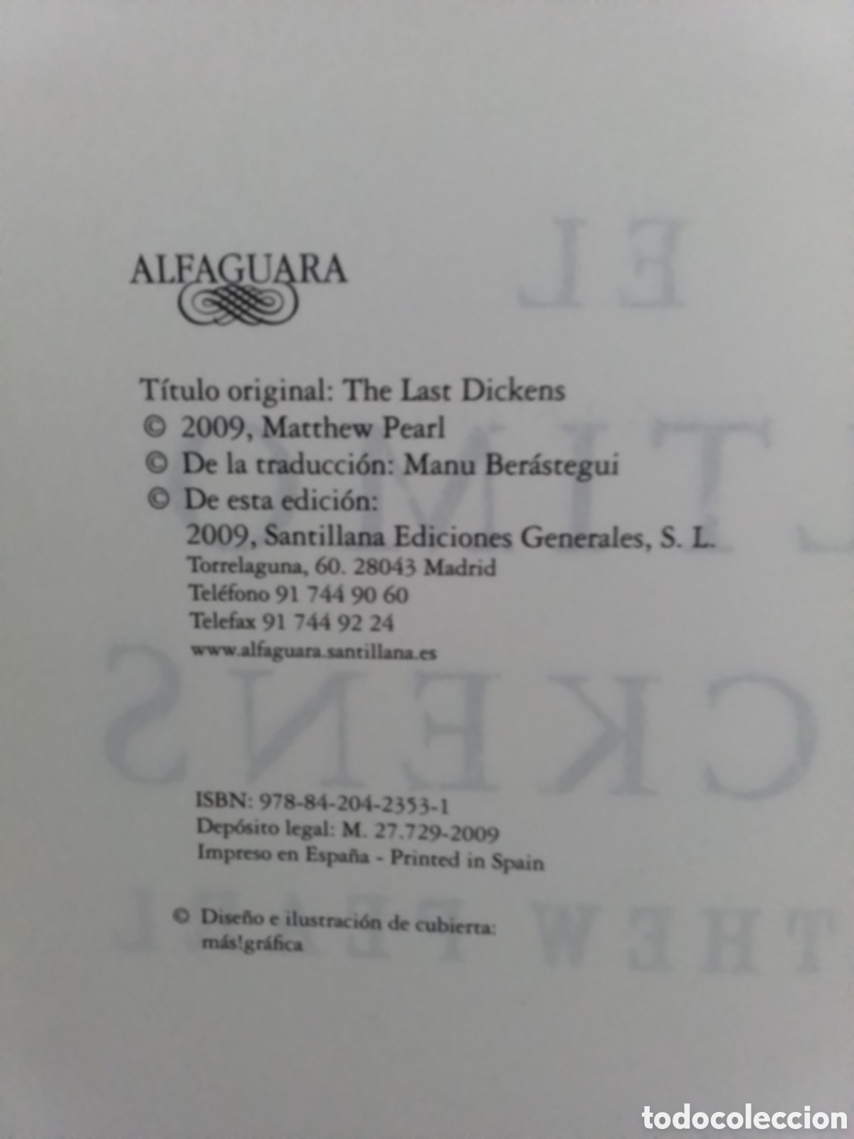 Libros de segunda mano: Libro Matthew Pearl - Foto 6