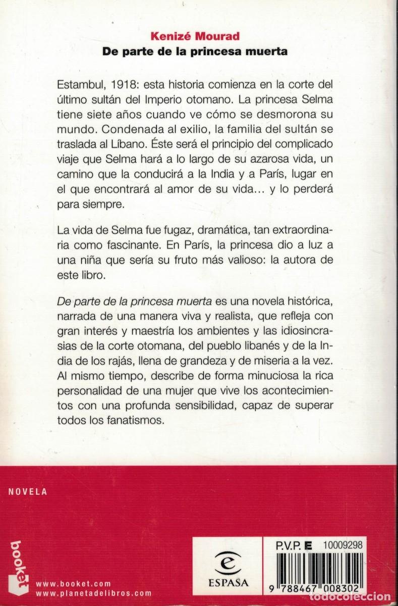 Libros de segunda mano: Keniz&eacute; Mourad, De parte de la princesa muerta - Foto 2