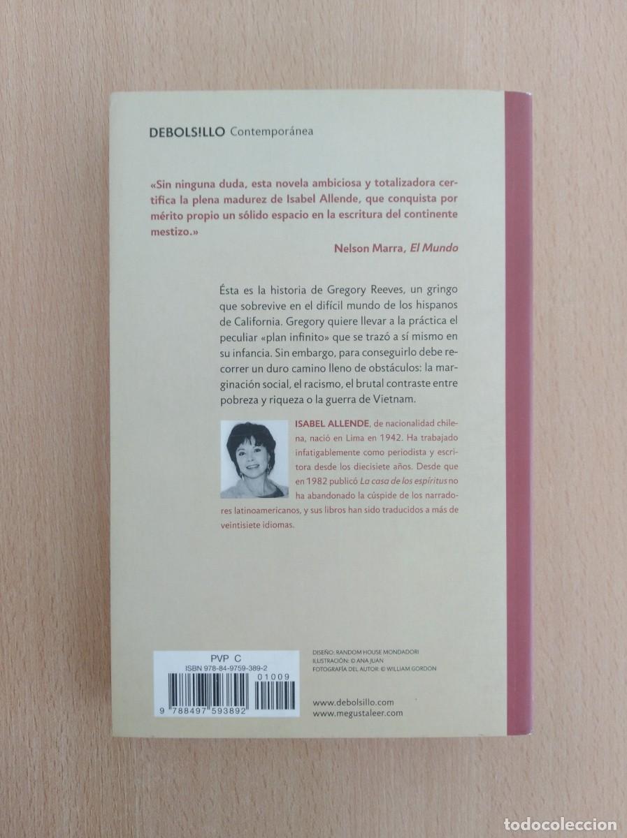 Libros de segunda mano: EL PLAN INFINITO. Isabel Allende - Foto 2