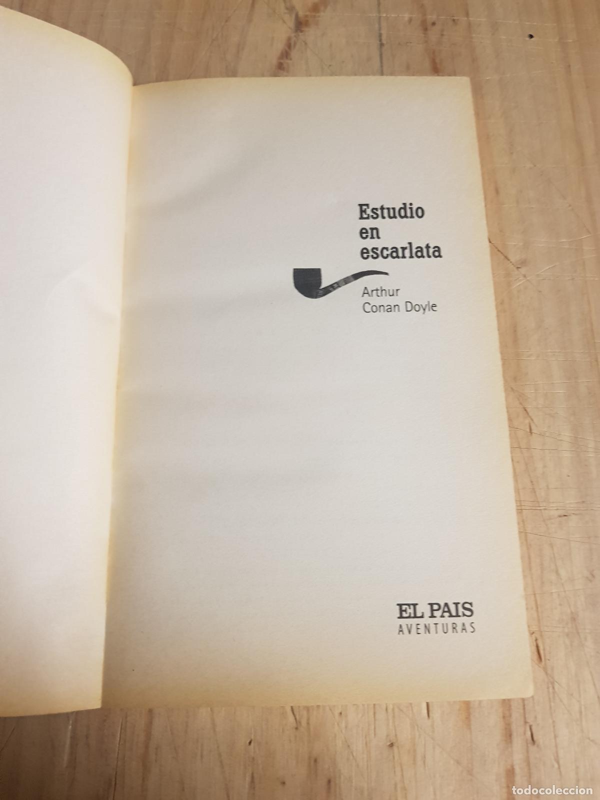 Libros de segunda mano: Estudio en escarlata - Arthur Conan Doyle - Foto 3