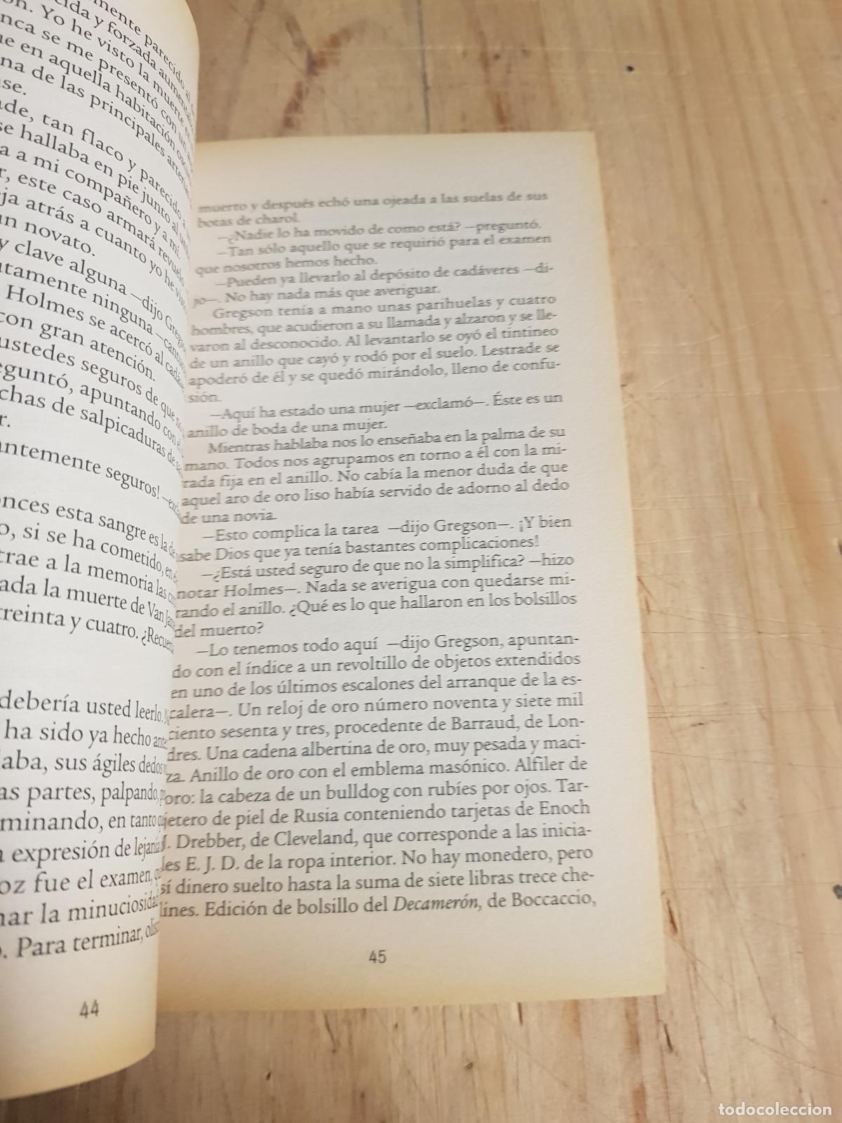 Libros de segunda mano: Estudio en escarlata - Arthur Conan Doyle - Foto 4