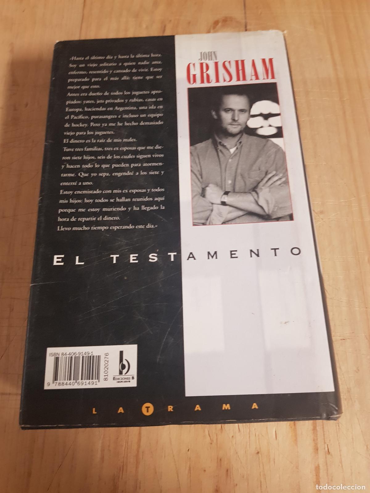 Libros de segunda mano: El testamento - John Grisham - Foto 4