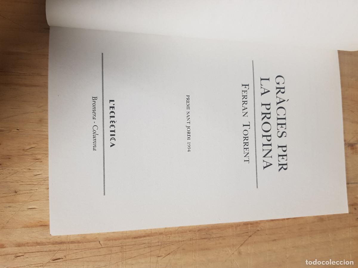 Libros de segunda mano: Gr&agrave;cies per la propina - Ferran torrent - Foto 4