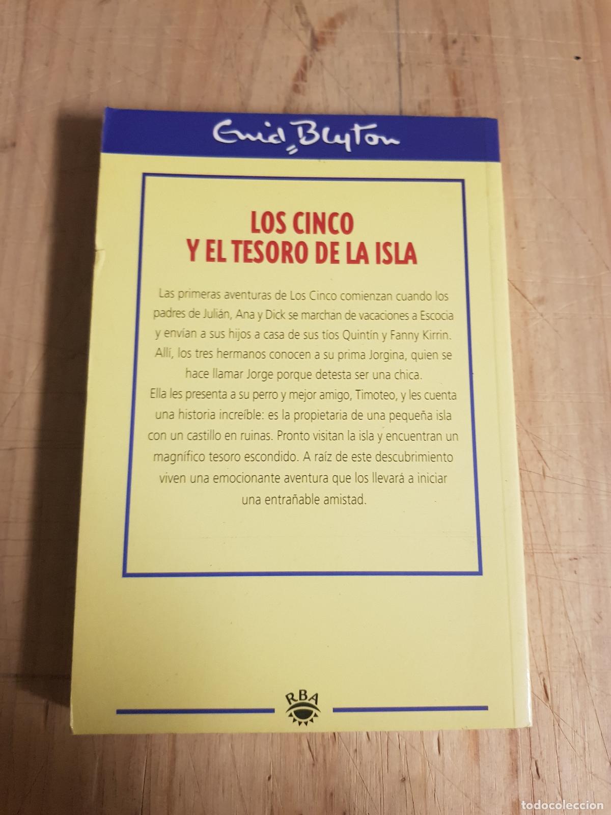 Libros de segunda mano: Los cinco y el tesoro de la isla - Emid Blyton - Foto 2