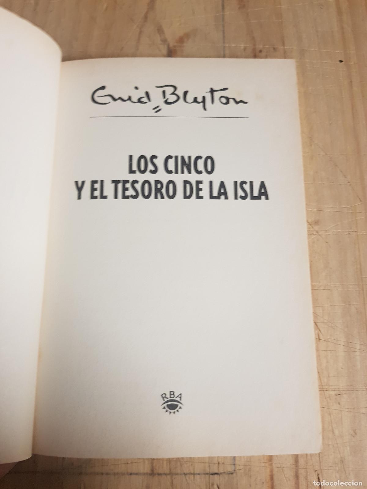 Libros de segunda mano: Los cinco y el tesoro de la isla - Emid Blyton - Foto 3