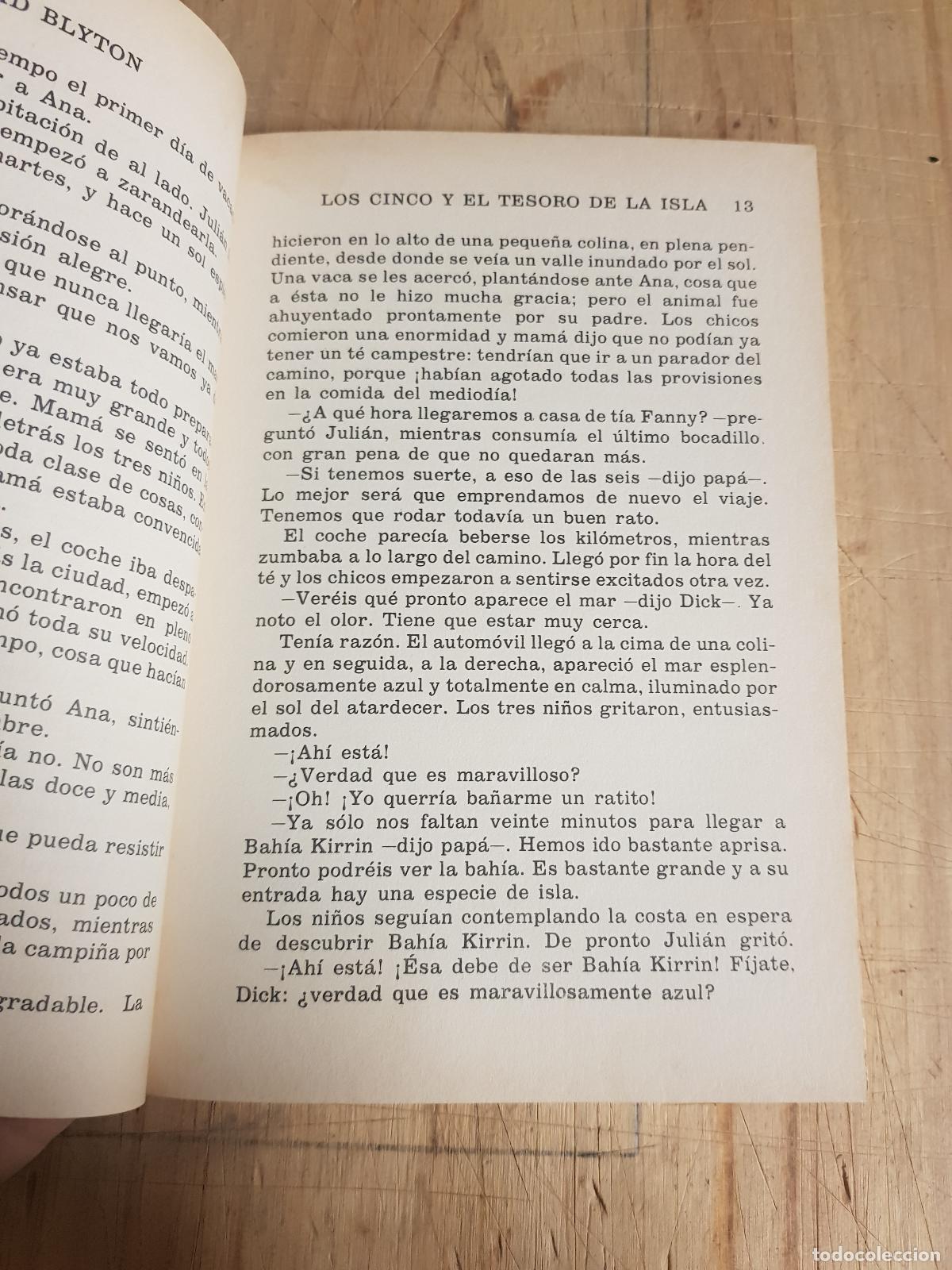 Libros de segunda mano: Los cinco y el tesoro de la isla - Emid Blyton - Foto 4