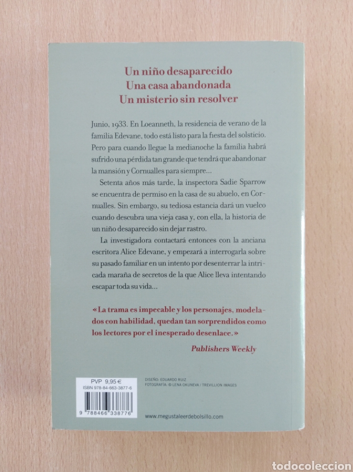 Libros de segunda mano: EL &Uacute;LTIMO ADI&Oacute;S. Kate Morton - Foto 2