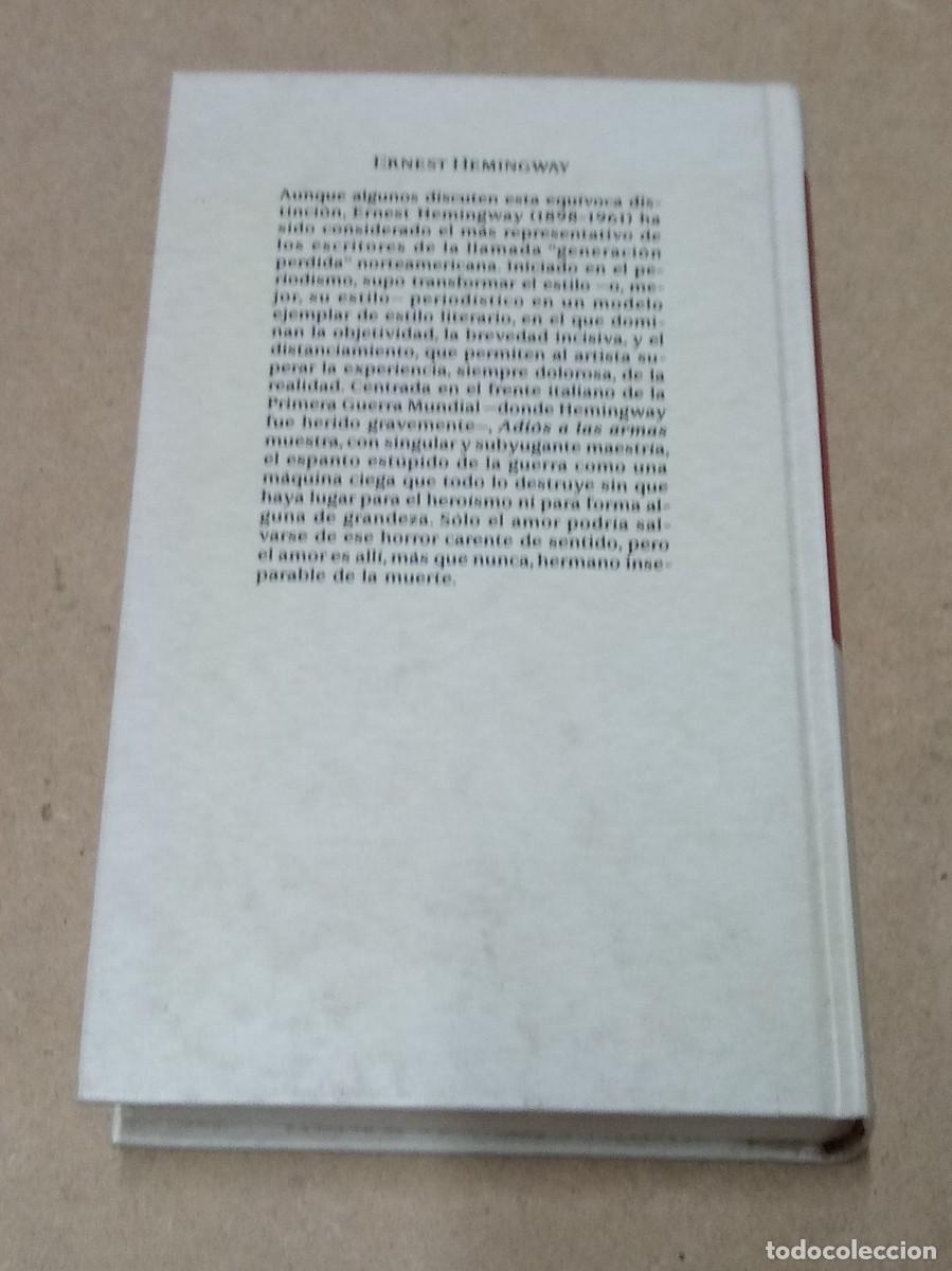 Libros de segunda mano: Adi&oacute;s a las armas - Ernest Hemingway - Foto 2