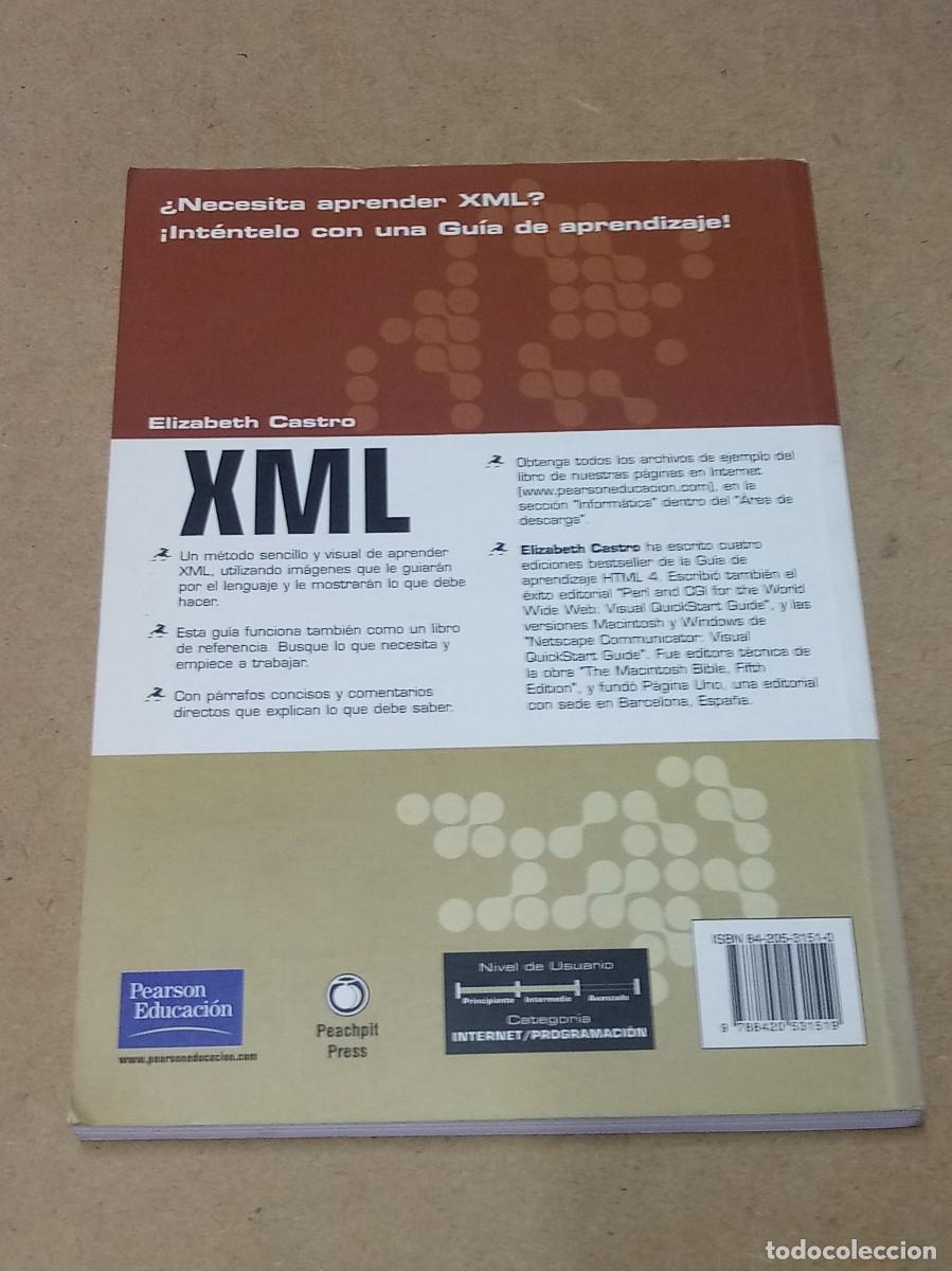 Libros de segunda mano: Gu&iacute;a de aprendizaje XML - Elizabeth Castro - Foto 2