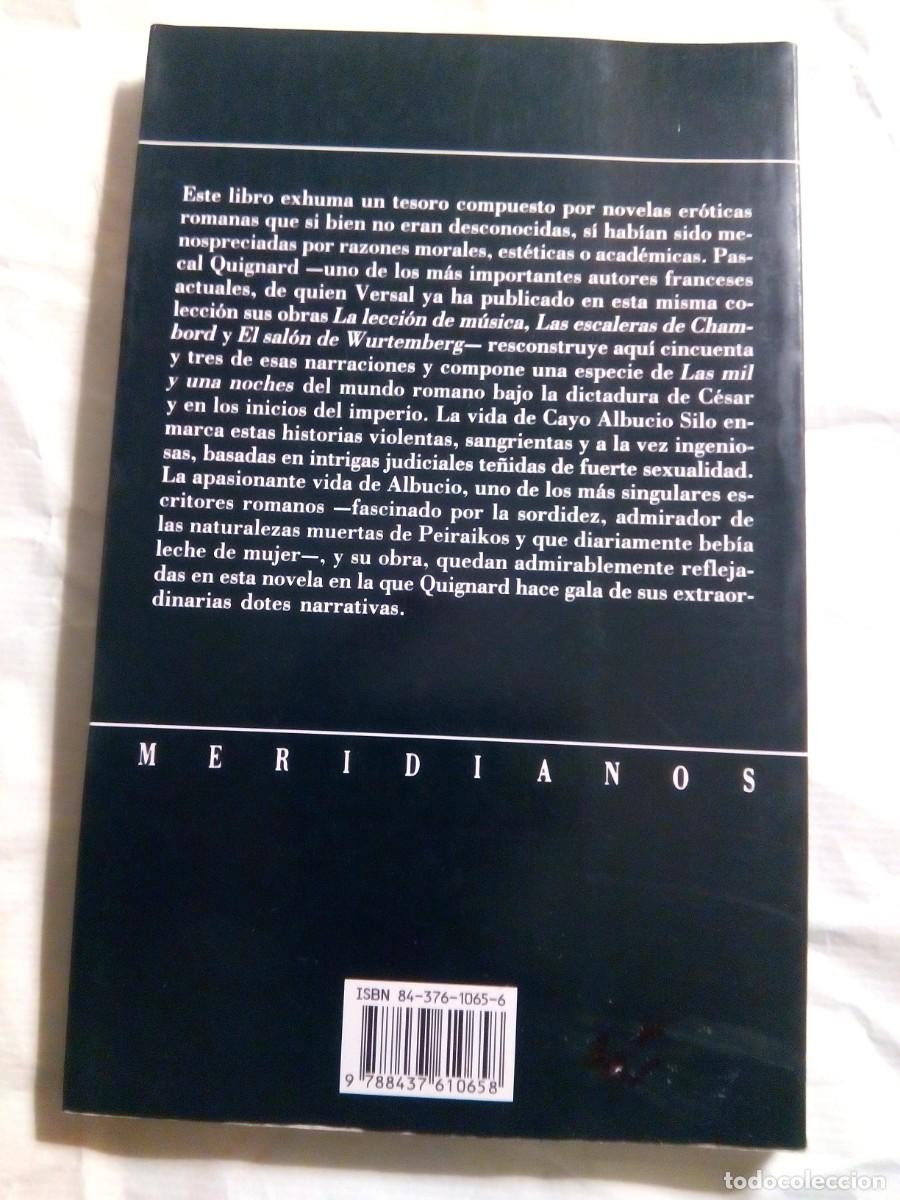 Libros de segunda mano: ALBUCIO / PASCAL QUIGNARD - Foto 2