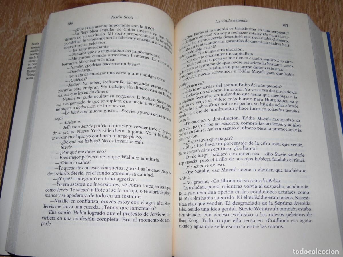 Libros de segunda mano: La viuda deseada Justin Scott - Foto 3