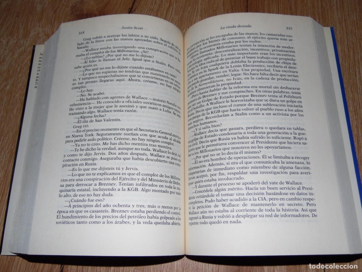 Libros de segunda mano: La viuda deseada Justin Scott - Foto 4