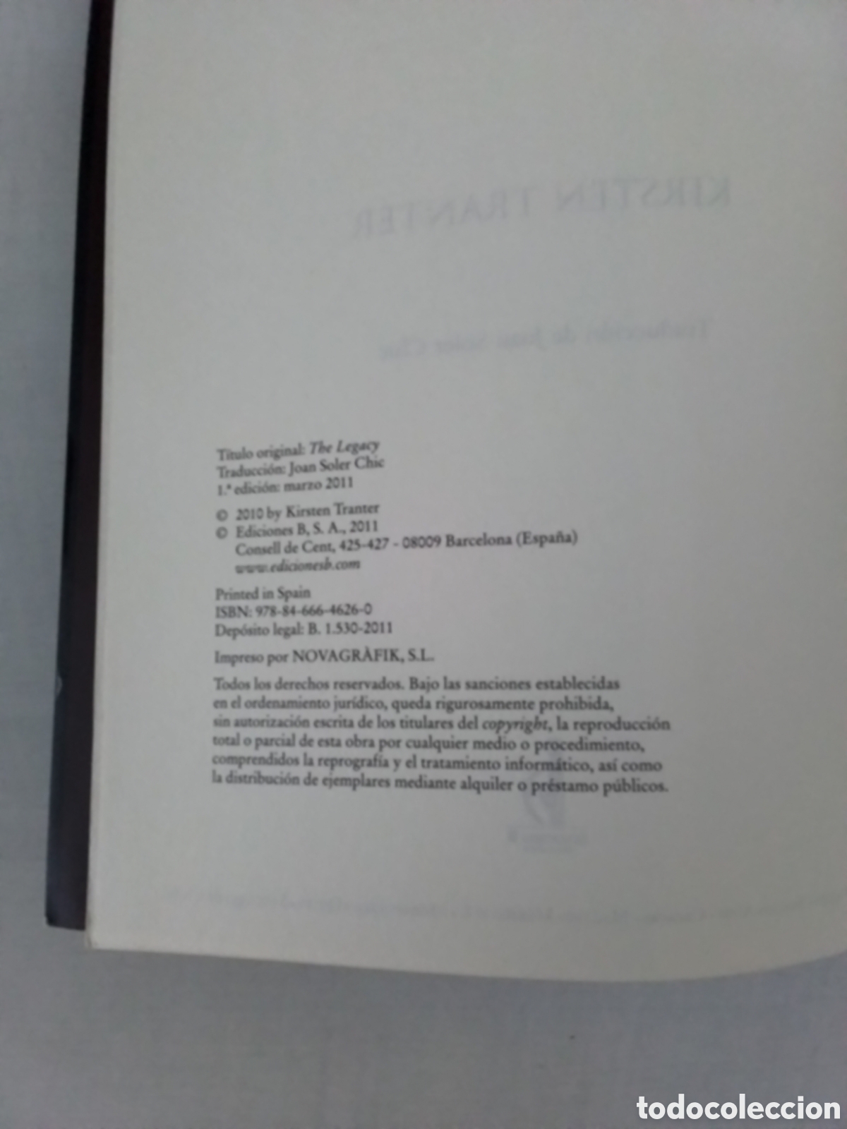 Libros de segunda mano: Libro kirsten Tranter - Foto 3