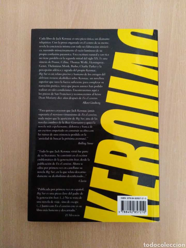 Libros de segunda mano: BIG SUR. Jack Kerouac - Foto 2