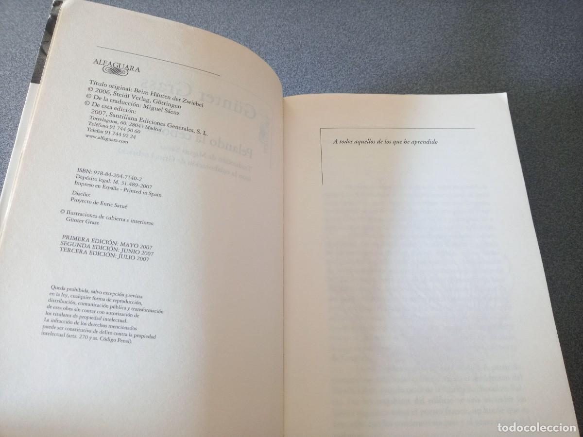 Libros de segunda mano: Pelando La Cebolla G&uuml;nter Grass - Foto 4