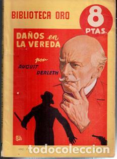 Libros de segunda mano: Da&ntilde;os en la vereda, August Derleth. Biblioteca Oro - Foto 1