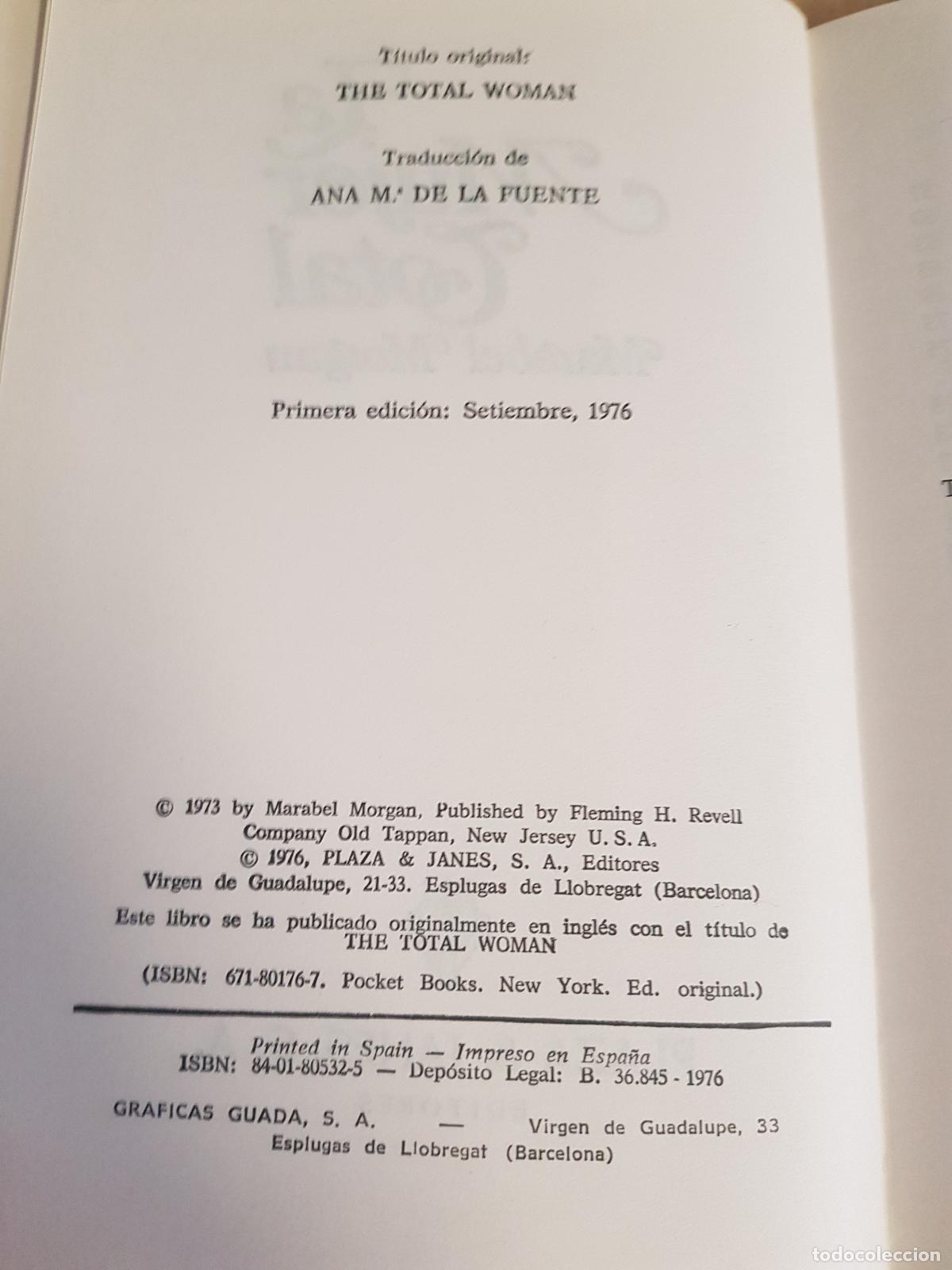 Libros de segunda mano: La mujer total - Marabel Morgan - Foto 4