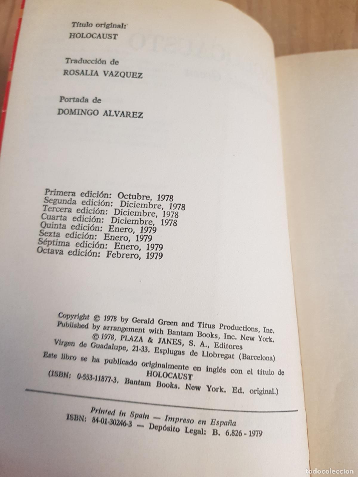Libros de segunda mano: Holocausto - Gerald Green - Foto 4