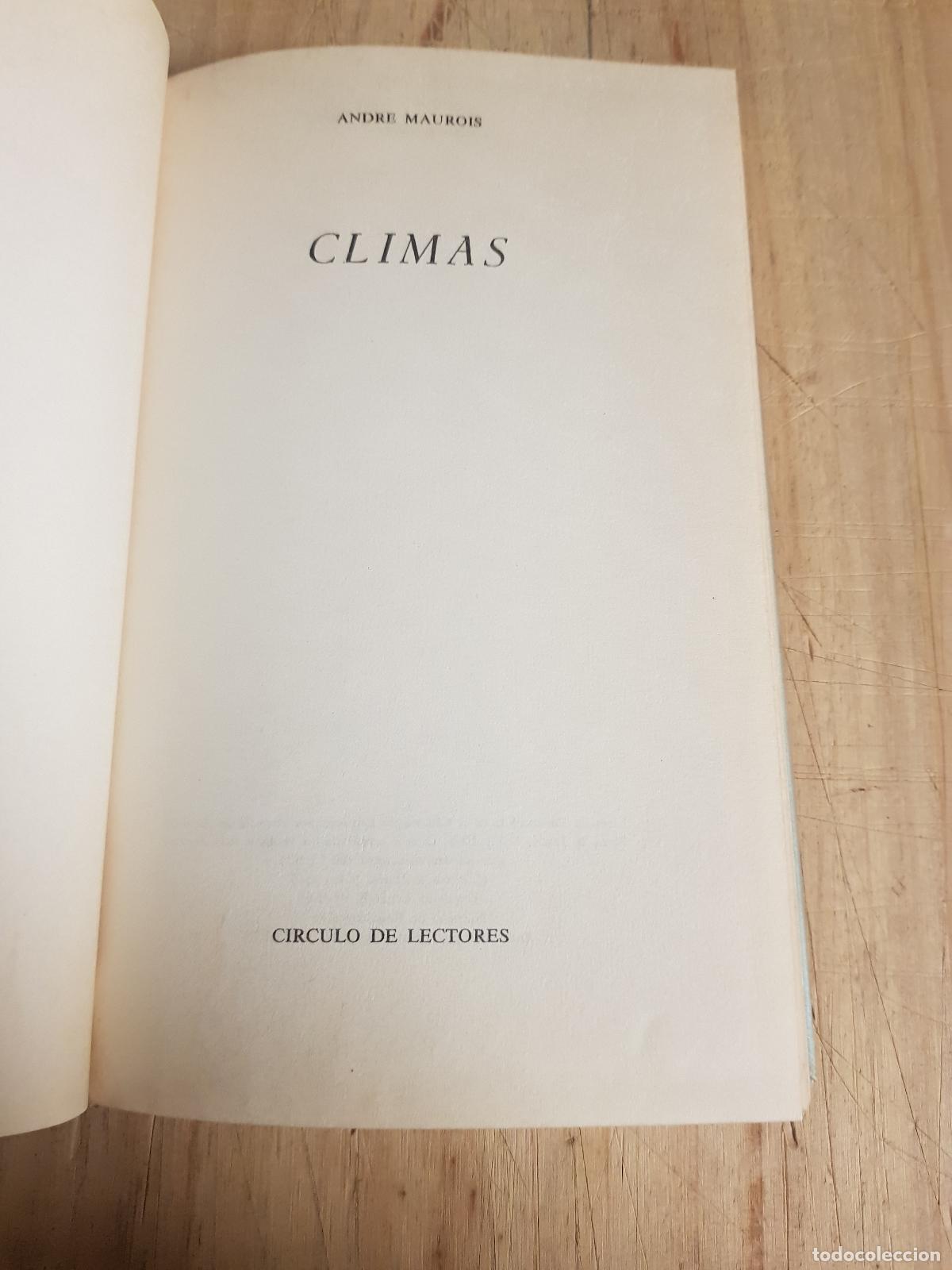 Libros de segunda mano: Climas - Andre Maurois - Foto 2