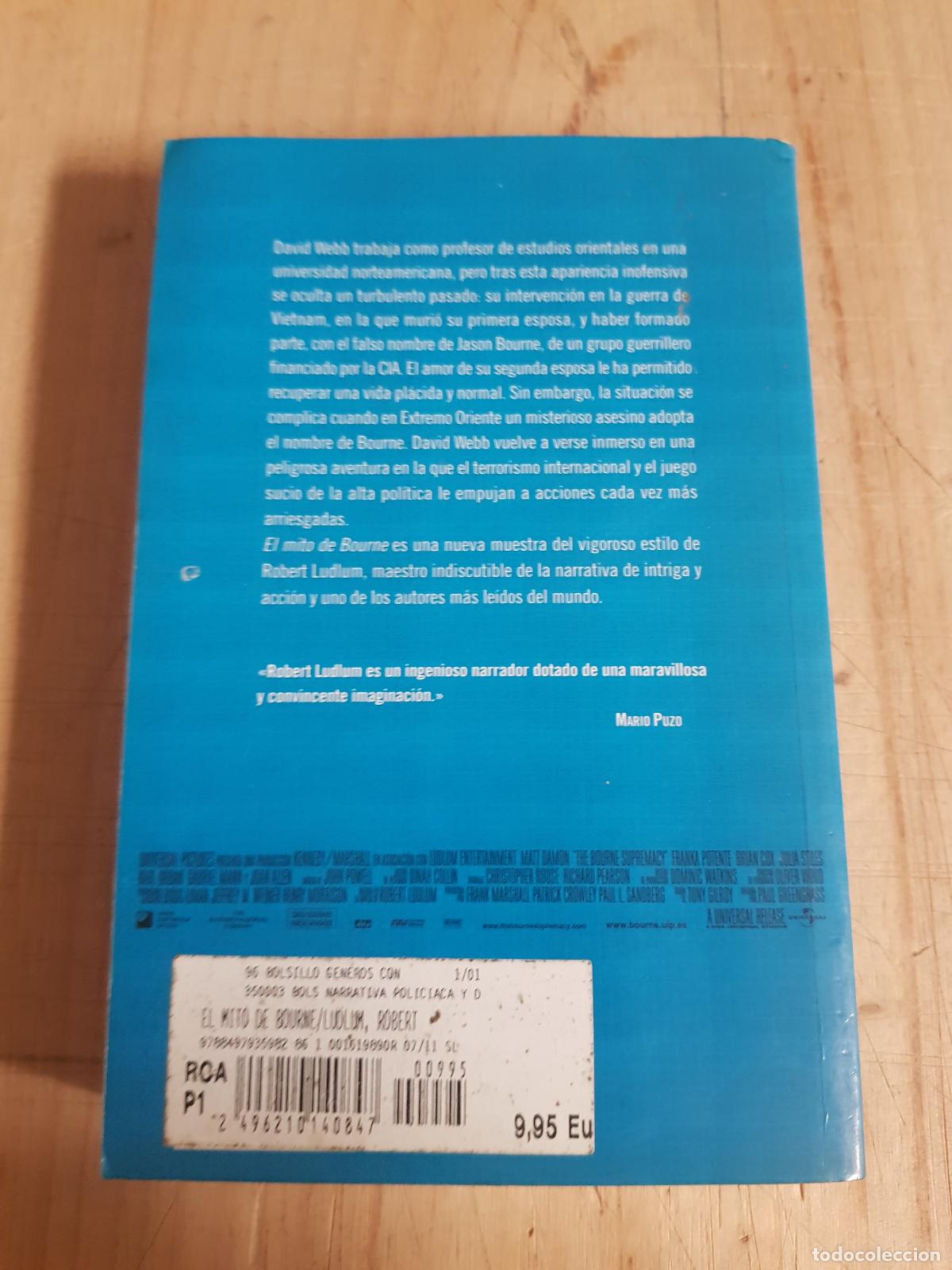 Libros de segunda mano: El mito de bourne - Robert Ludlum - Foto 4